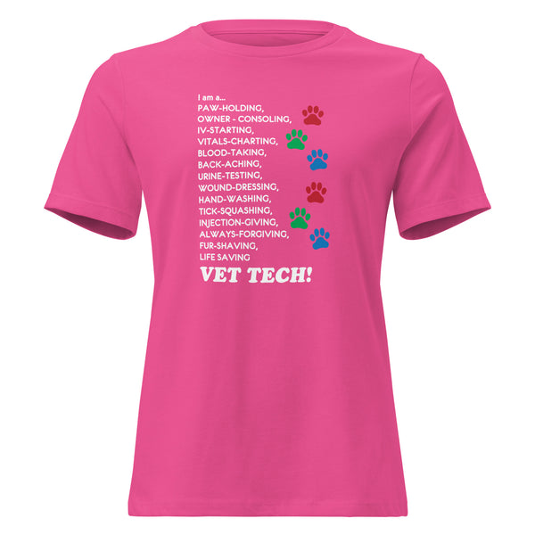 I am a... Vet tech Women's T-Shirt-I love Veterinary