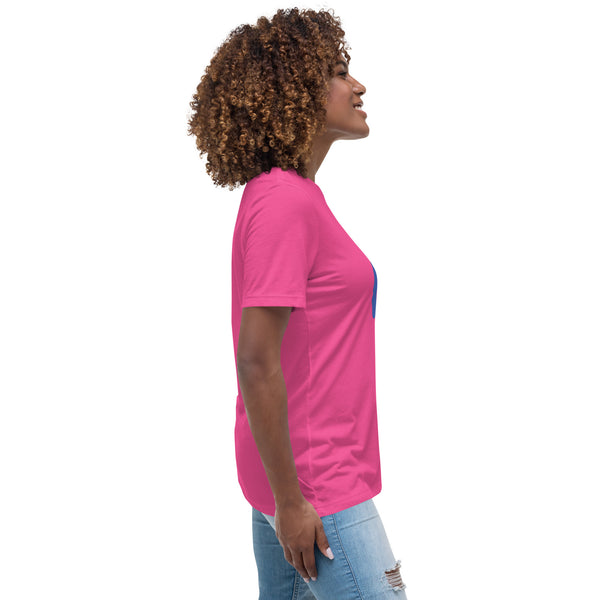 Just go with the Flo! Women's T-Shirt-Women's Relaxed T-shirt | Bella + Canvas 6400-I love Veterinary