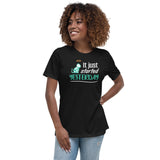 It just started yesterday Women's T-Shirt-Women's Relaxed T-shirt | Bella + Canvas 6400-I love Veterinary