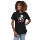 I do butt stuff Women's T-Shirt-Women's Relaxed T-shirt | Bella + Canvas 6400-I love Veterinary