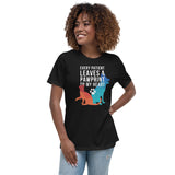 Every patient leaves a pawprint on my heart Women's T-Shirt-I love Veterinary