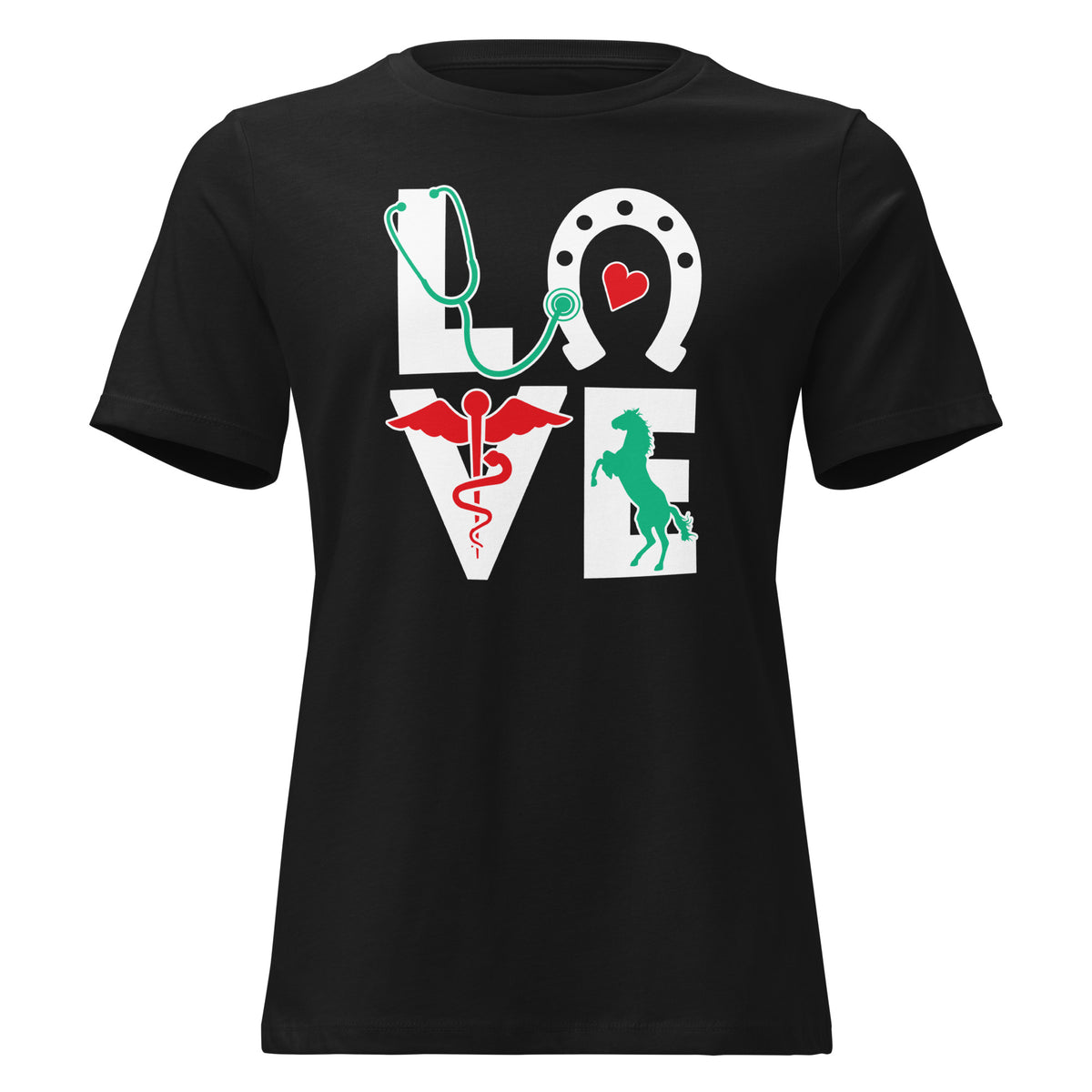 Equine Love Women's T-Shirt-I love Veterinary