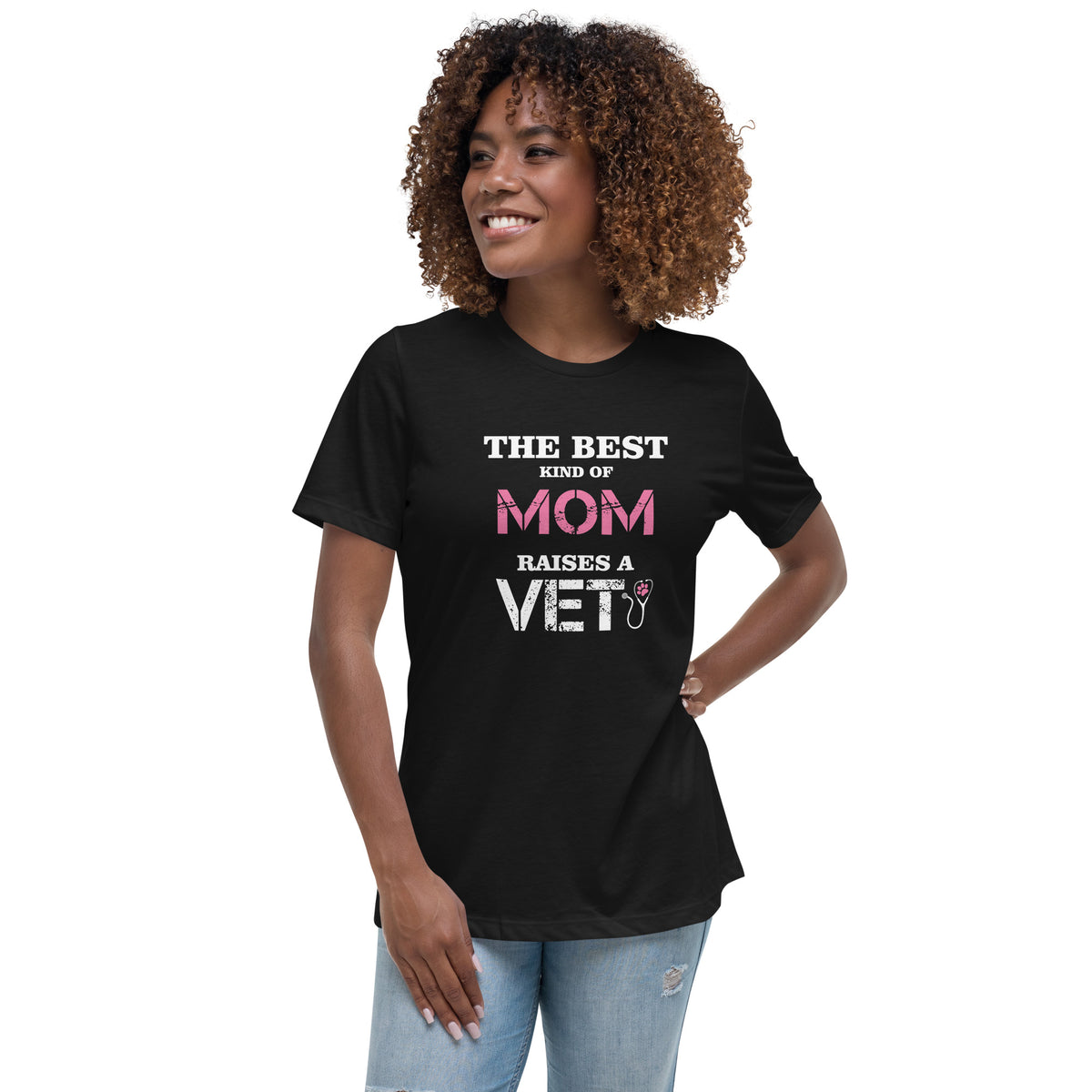The best kind of Mom raises a Veterinarian Women's T-Shirt