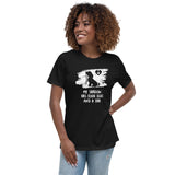 My shadow has four legs and a tail Women's T-Shirt