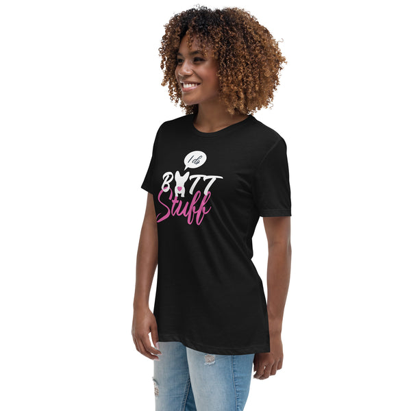 I do butt stuff Women's T-Shirt-Women's Relaxed T-shirt | Bella + Canvas 6400-I love Veterinary