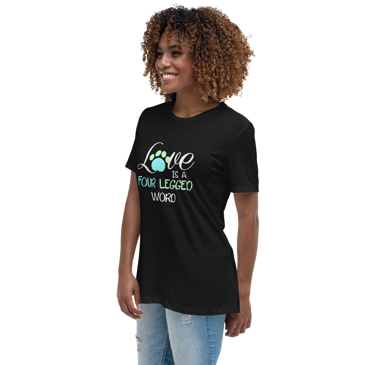 Love is four legged word Women's T-Shirt