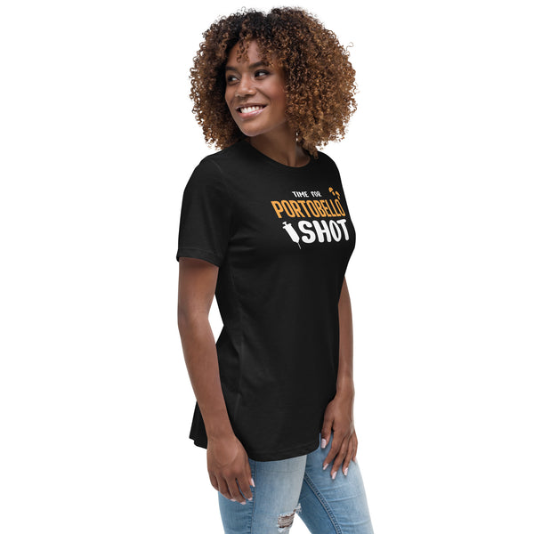 Time for Portobello shot Women's T-Shirt-Women's Relaxed T-shirt | Bella + Canvas 6400-I love Veterinary