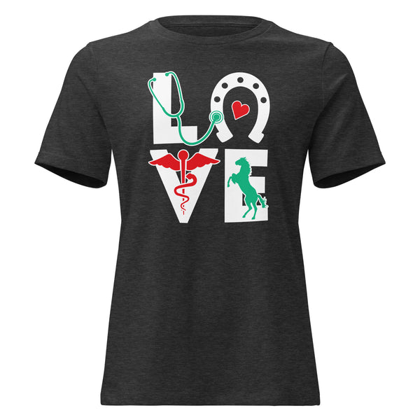 Equine Love Women's T-Shirt-I love Veterinary