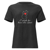 I speak for those who cannot Women's T-Shirt-I love Veterinary