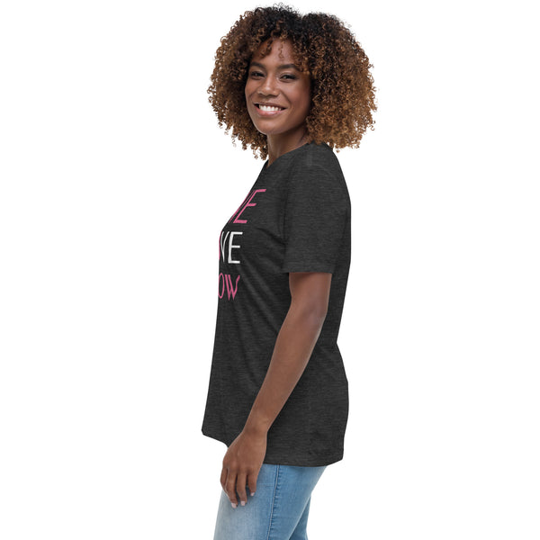 Live, Love, Meow Women's Relaxed T-Shirt-Women's Relaxed T-shirt | Bella + Canvas 6400-I love Veterinary