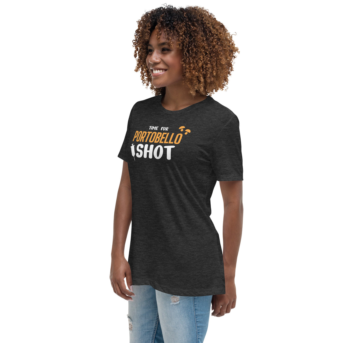 Time for Portobello shot Women's T-Shirt-Women's Relaxed T-shirt | Bella + Canvas 6400-I love Veterinary