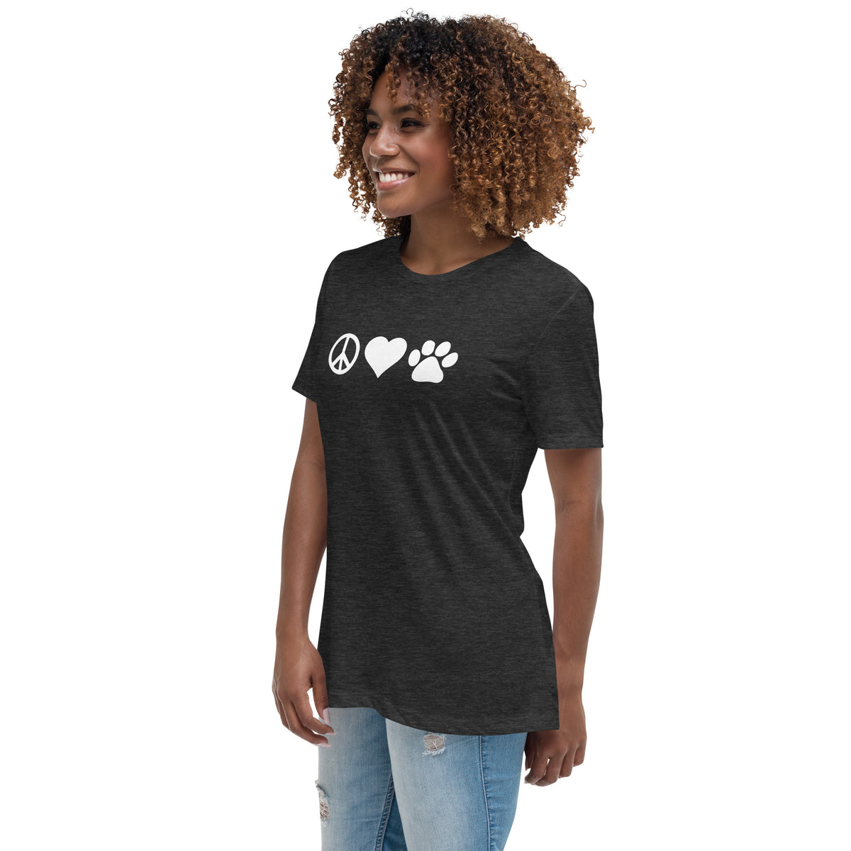 Peace, love, paws Women's T-Shirt