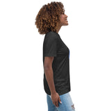 Just go with the Flo! Women's T-Shirt-Women's Relaxed T-shirt | Bella + Canvas 6400-I love Veterinary