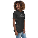 Dog and cat heartbeat Women's T-Shirt-Women's Relaxed T-shirt | Bella + Canvas 6400-I love Veterinary