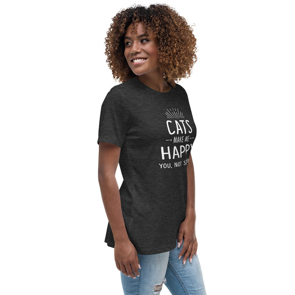 Cats make me happy Women's T-Shirt