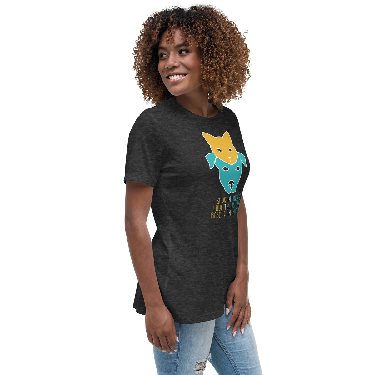 Save the injured, love the abandoned, rescue the mistreated Women's T-Shirt