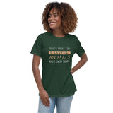 I Save Animals and I Know Things Women's T-Shirt
