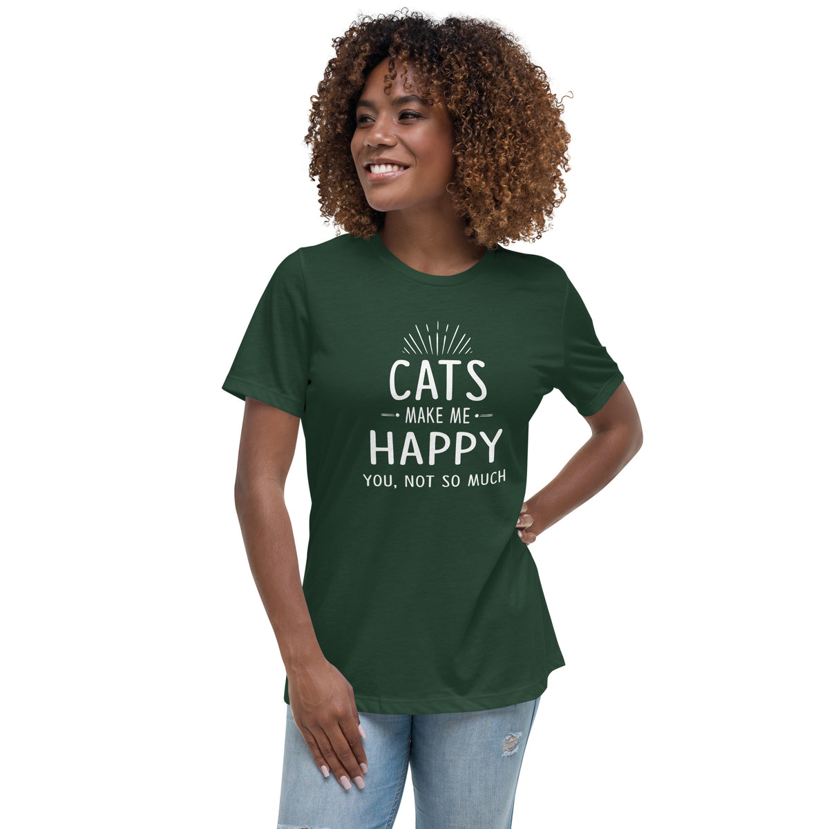 Cats make me happy Women's T-Shirt