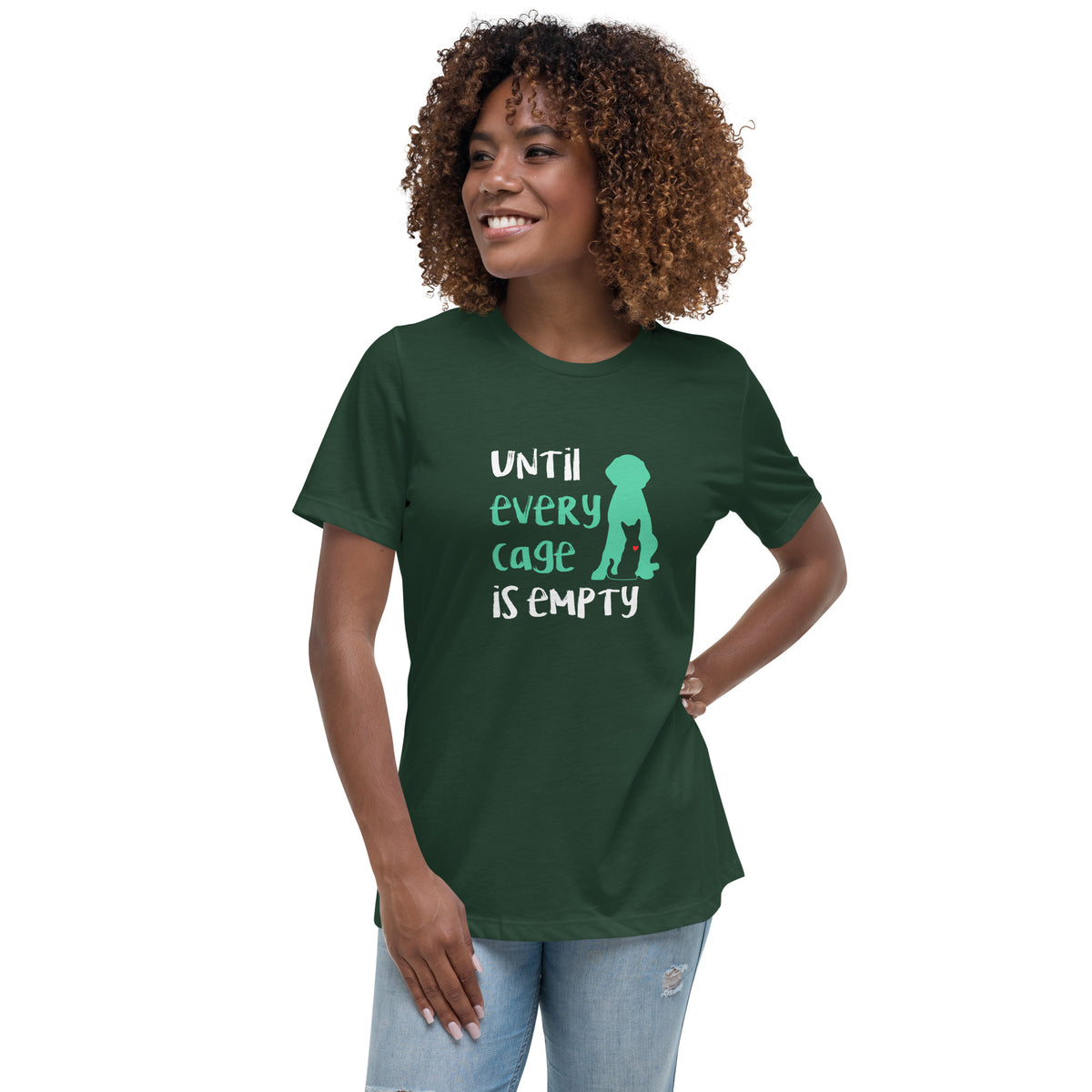 Until every cage is empty Women's T-Shirt