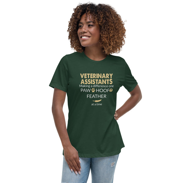 Vet Assistant - Making a Difference Women's T-Shirt