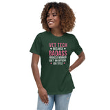 Vet Tech because BADASS MIRACLE WORKER isn't an official job title Women's T-Shirt