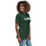 Peace, love, paws Women's T-Shirt