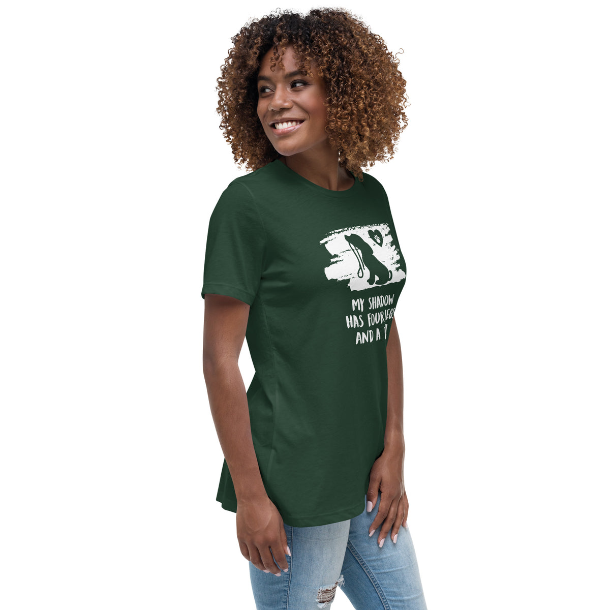My shadow has four legs and a tail Women's T-Shirt