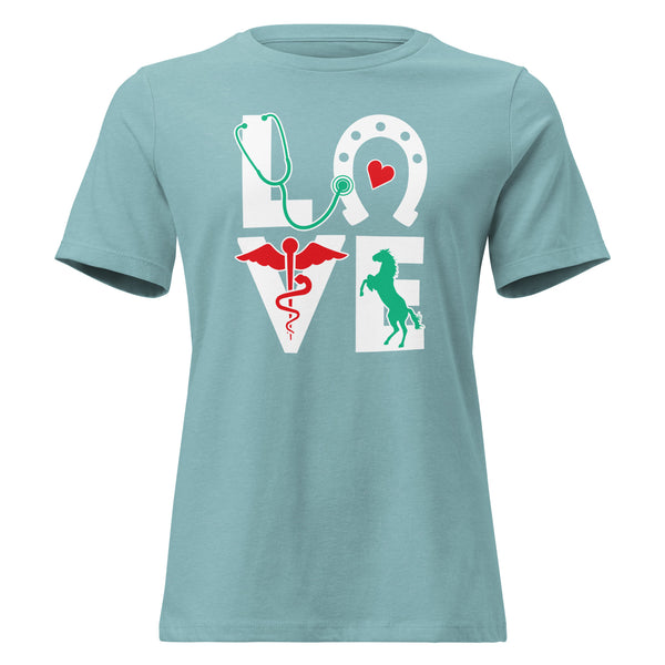 Equine Love Women's T-Shirt-I love Veterinary