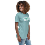 Where is your buthole Women's T-Shirt-Women's Relaxed T-shirt | Bella + Canvas 6400-I love Veterinary