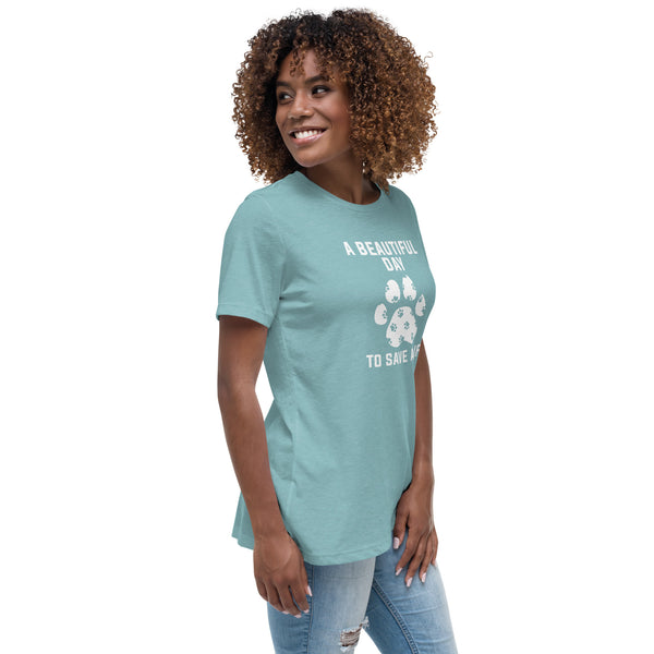 A beautiful day to save a life Women's T-Shirt-I love Veterinary