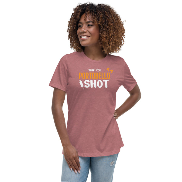 Time for Portobello shot Women's T-Shirt-Women's Relaxed T-shirt | Bella + Canvas 6400-I love Veterinary