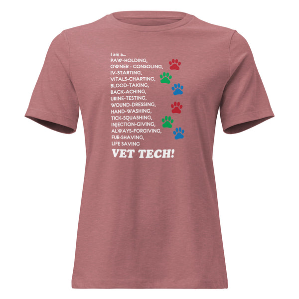 I am a... Vet tech Women's T-Shirt-I love Veterinary