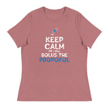 Bolus the propofol Women's T-Shirt-I love Veterinary