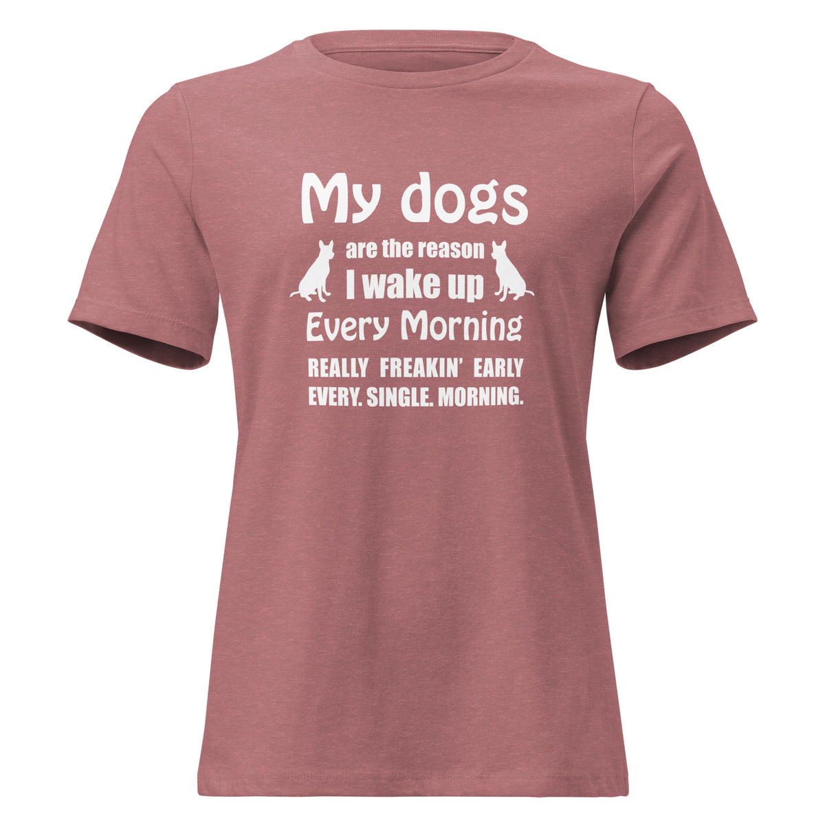 My dogs are the reason I wake up Women's T-Shirt-I love Veterinary