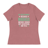 Vet Receptionist because badass mother fucker isn't an official job title Women's T-Shirt-I love Veterinary