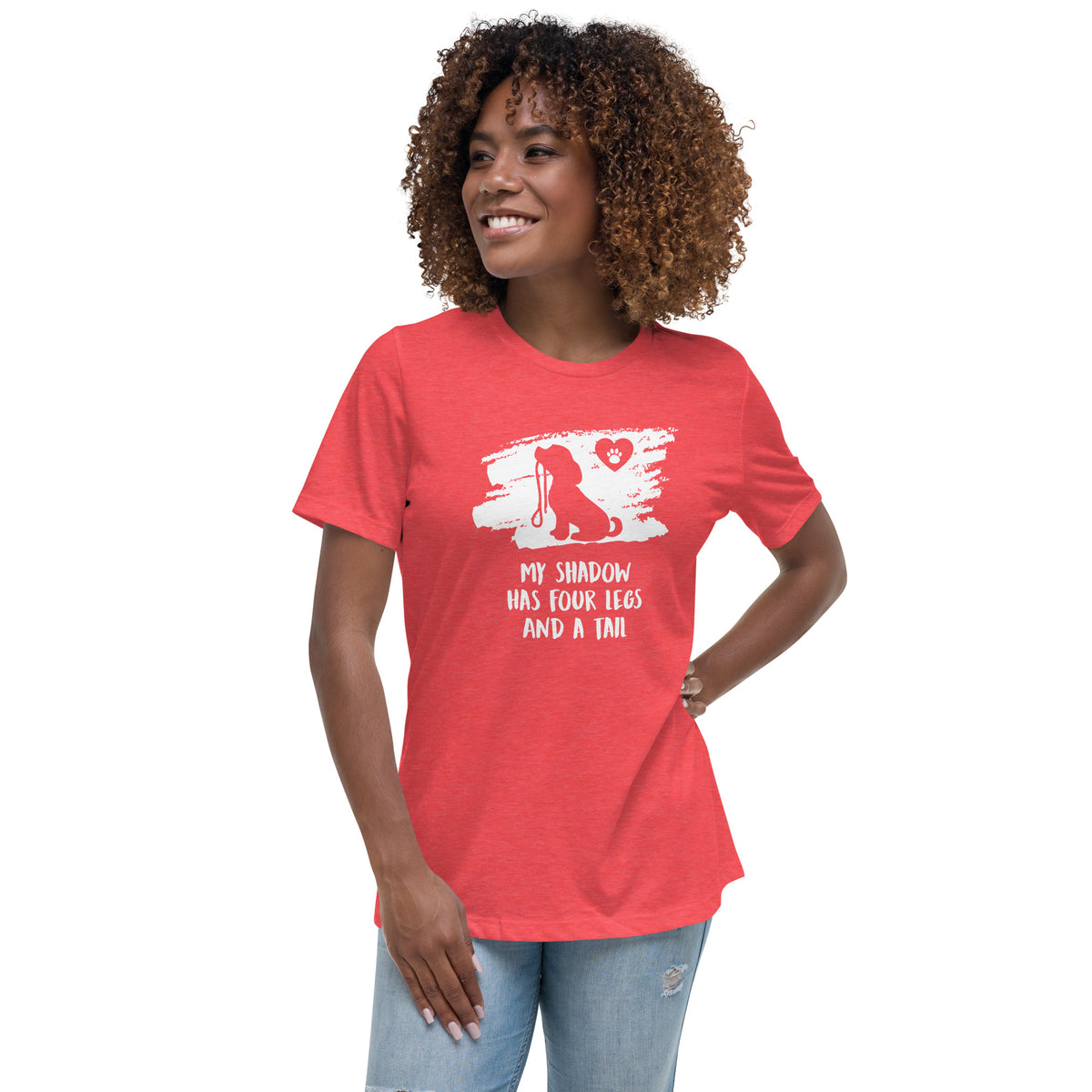 My shadow has four legs and a tail Women's T-Shirt