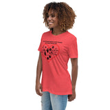 All animals great and small, we treat them all Women's Relaxed T-Shirt-Women's Relaxed T-shirt | Bella + Canvas 6400-I love Veterinary