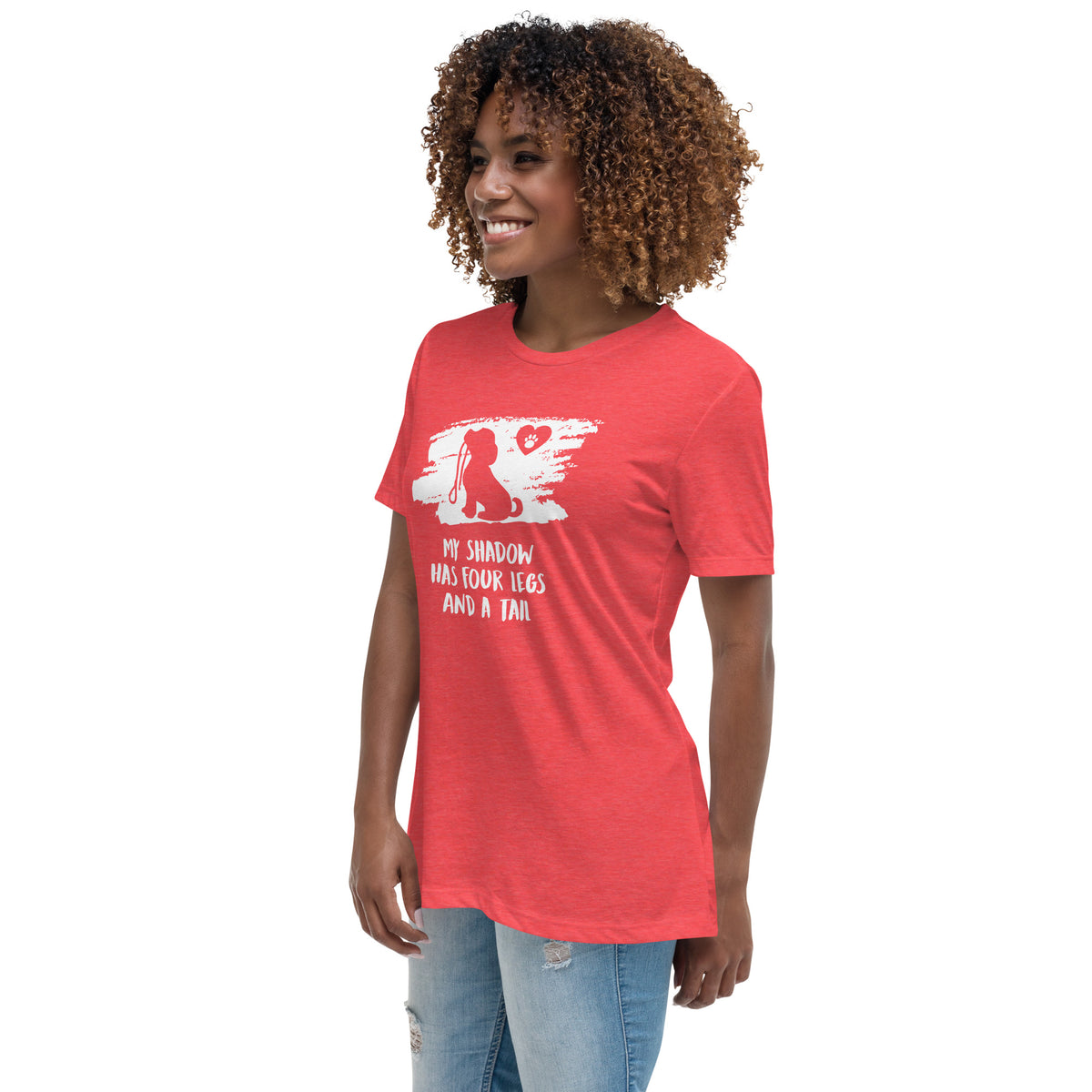 My shadow has four legs and a tail Women's T-Shirt
