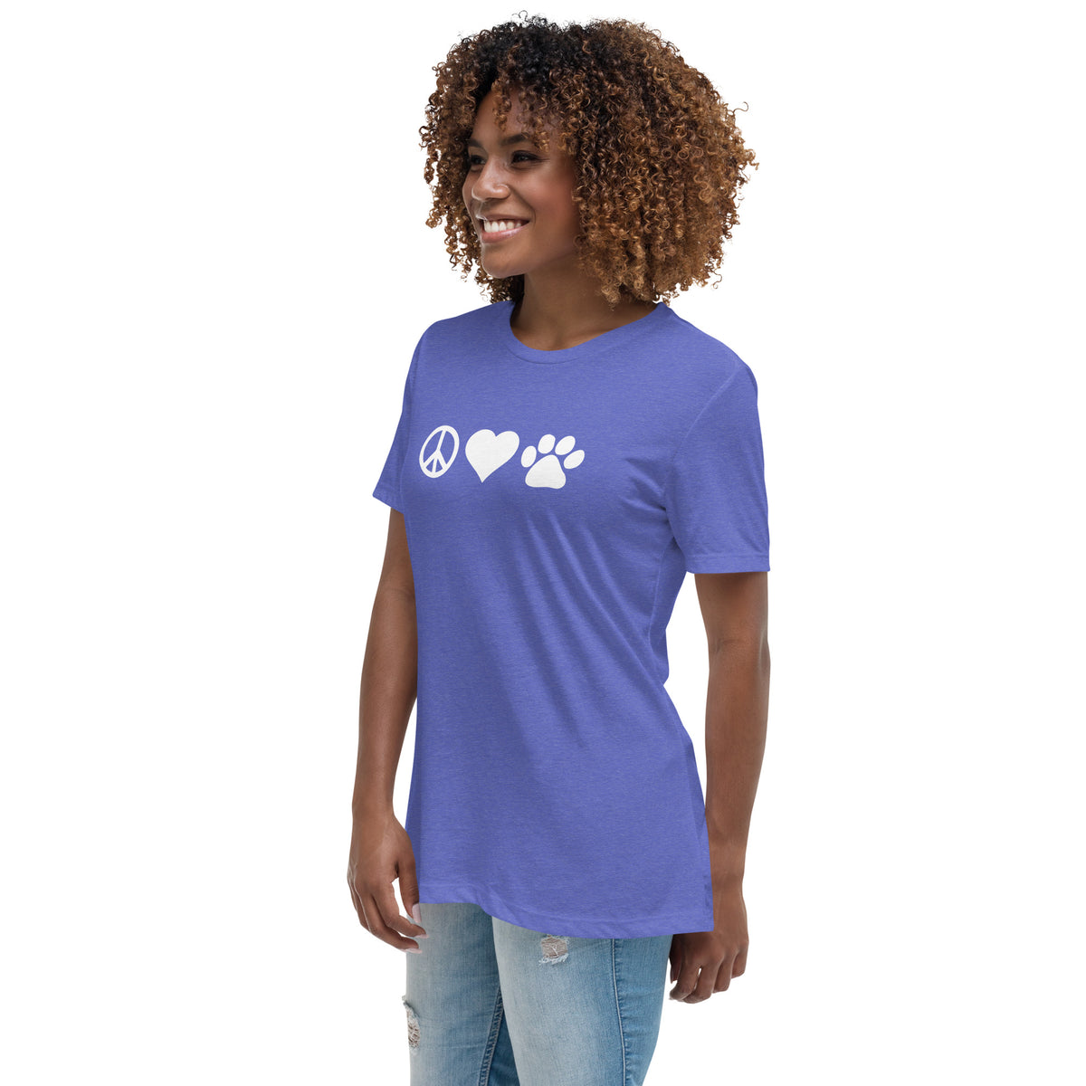 Peace, love, paws Women's T-Shirt