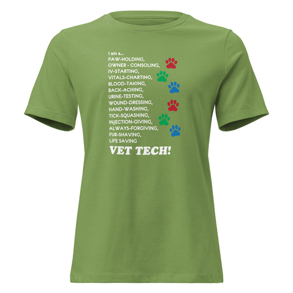 I am a... Vet tech Women's T-Shirt-I love Veterinary