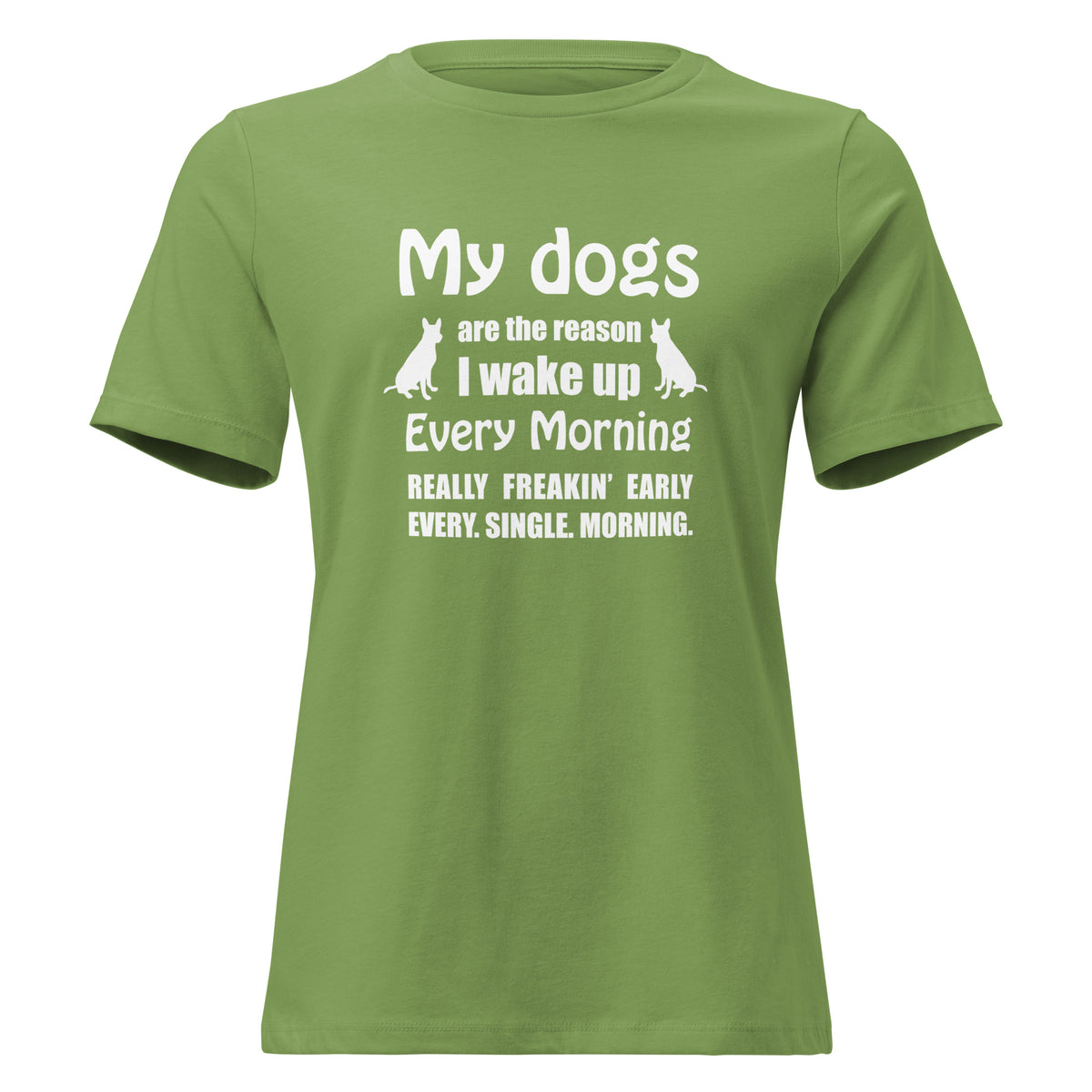 My dogs are the reason I wake up Women's T-Shirt-I love Veterinary