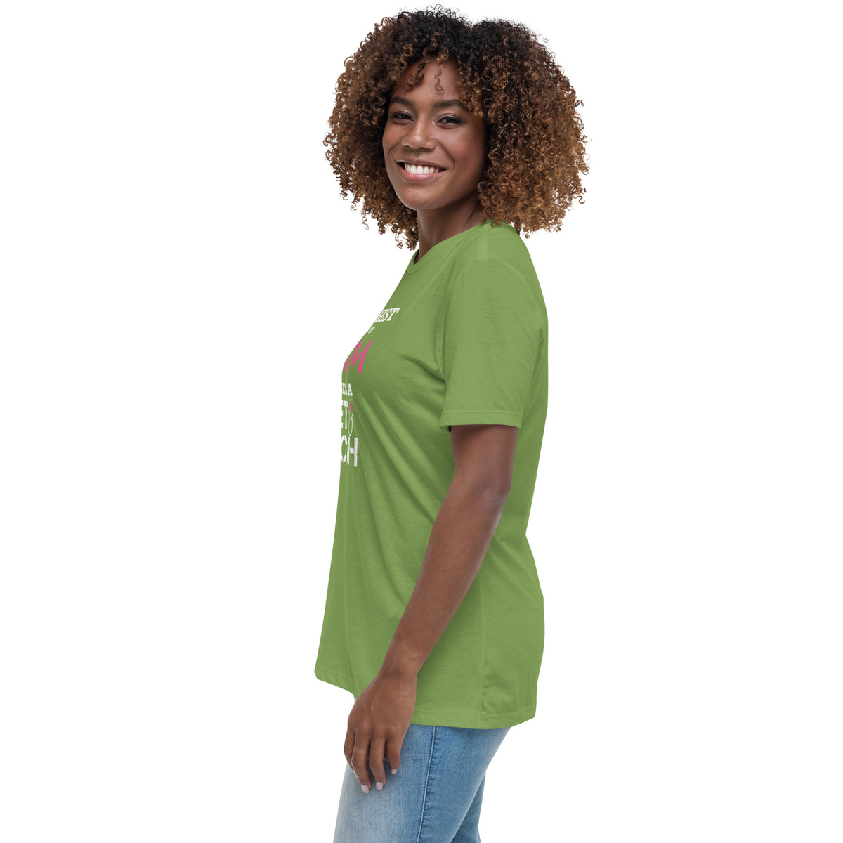 The best kind of Mom raises a Vet Tech Women's T-Shirt-Women's Relaxed T-shirt | Bella + Canvas 6400-I love Veterinary