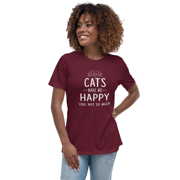 Cats make me happy Women's T-Shirt