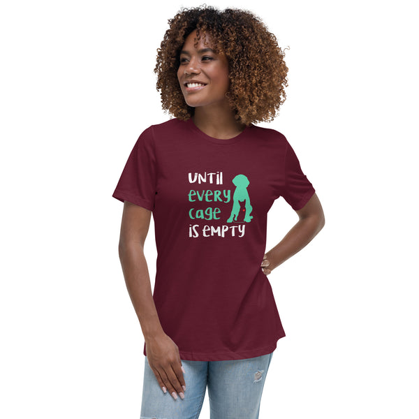Until every cage is empty Women's T-Shirt