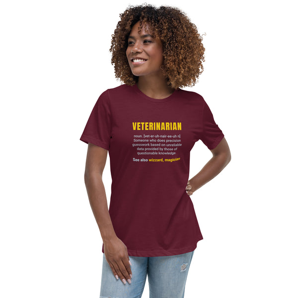 Veterinarian Definition Women's T-Shirt