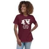 My shadow has four legs and a tail Women's T-Shirt