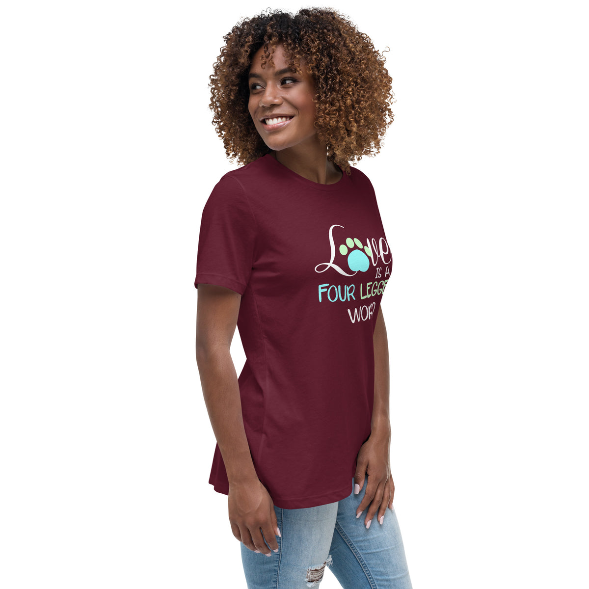 Love is four legged word Women's T-Shirt