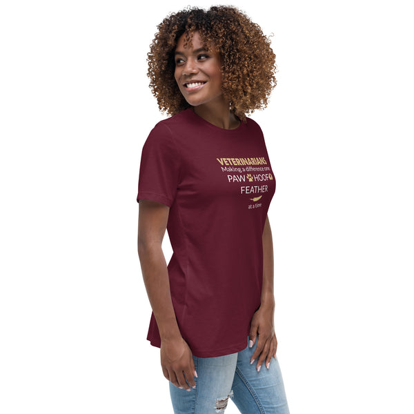 Veterinarian - Making a Difference Women's T-Shirt
