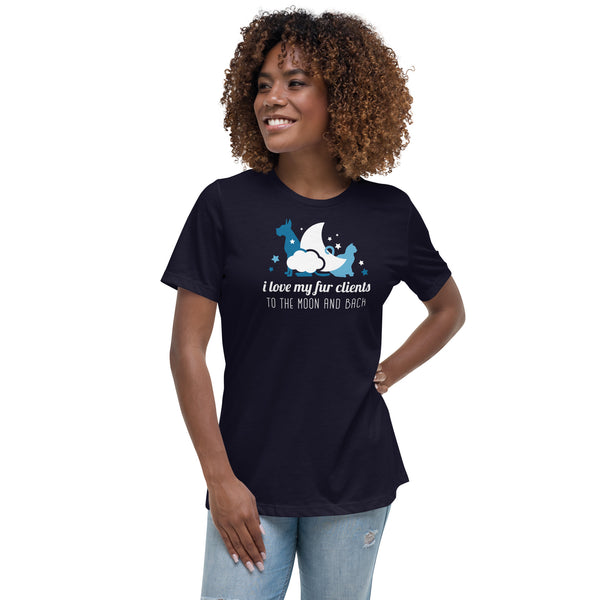 I love my fur clients Women's T-Shirt-I love Veterinary