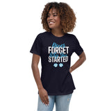 Never forget why you started Women's T-Shirt-Women's Relaxed T-shirt | Bella + Canvas 6400-I love Veterinary